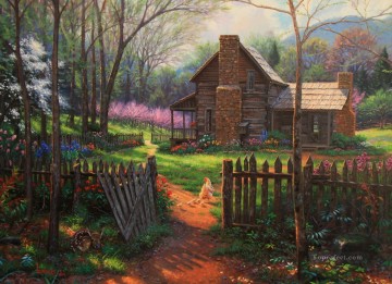  spring Art - Welcome Spring scenery